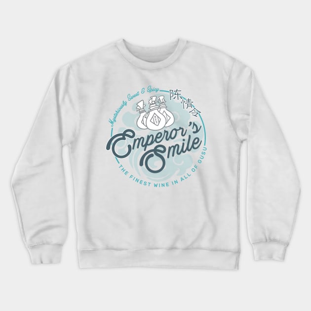 Emperor's Smile Crewneck Sweatshirt by spacesmuggler